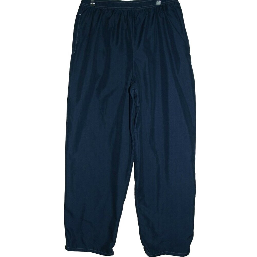 Alfred Dunner Pants Womens Large Blue Pull On Polyester Lined Track Drawstring